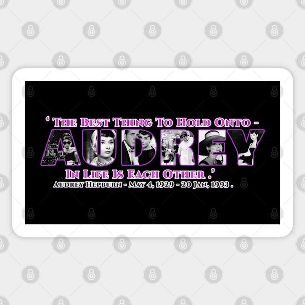 AUDREY HEPBURN 1929 - 1993 Sticker by CS77